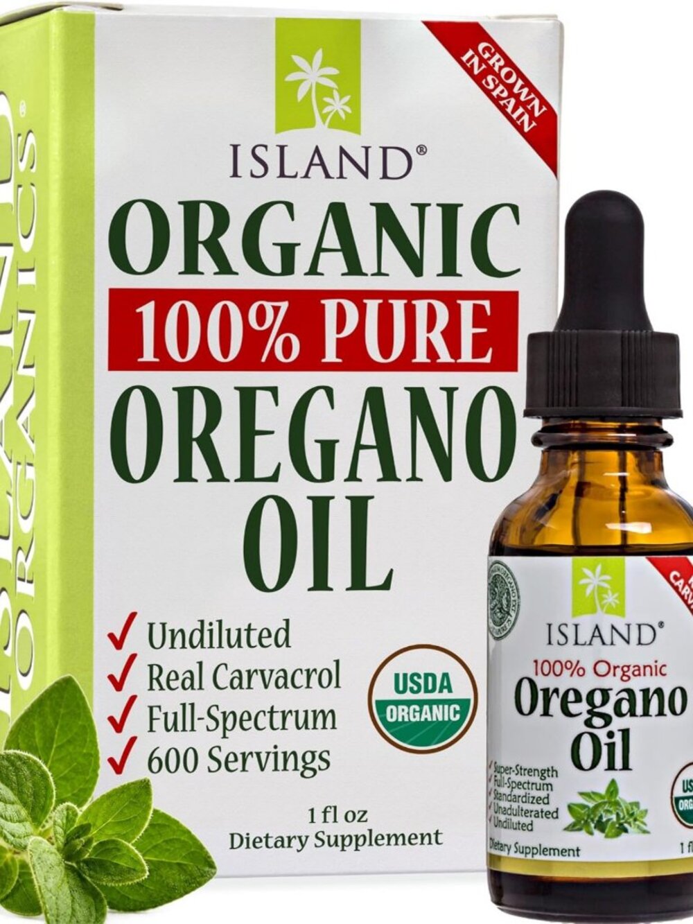 Organic Oregano Oil Drops - 100% Pure Wild Extract, Immune Support & Antioxidant